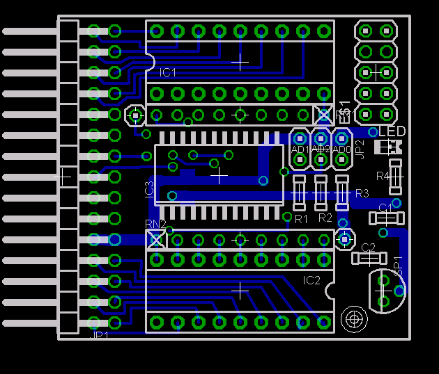 Platine des Ausgabemoduls out7311
